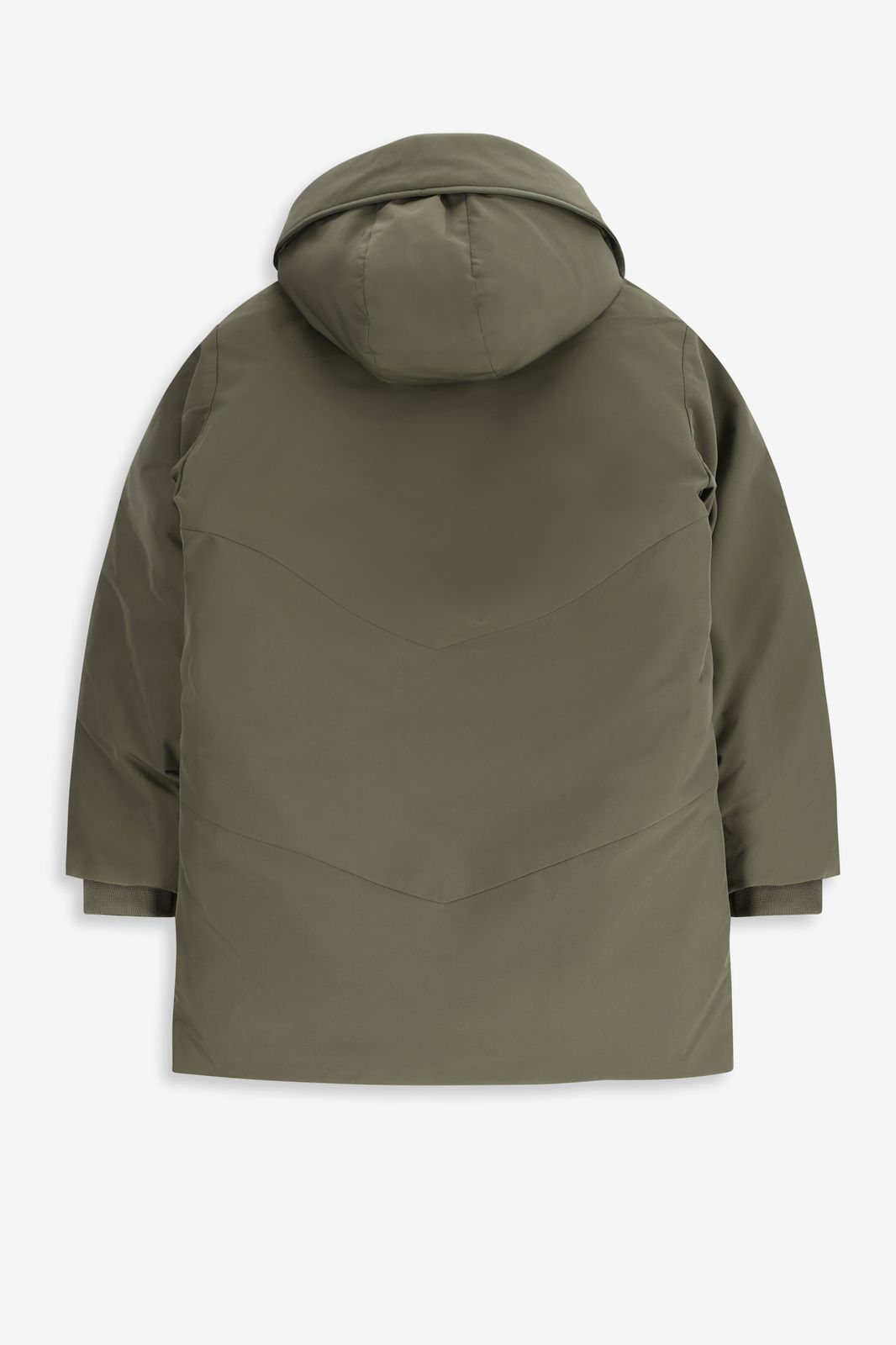 Groene technische parka jas