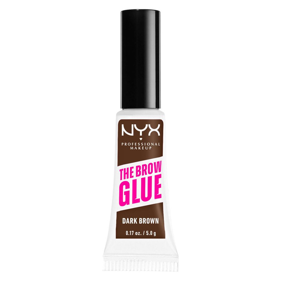 NYX Professional Makeup The Brow Glue Instant Styler 04 Dark Brown 5g