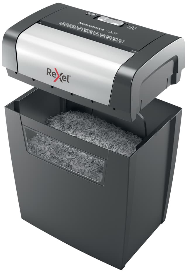 Rexel Momentum X308 cross-cut makulator