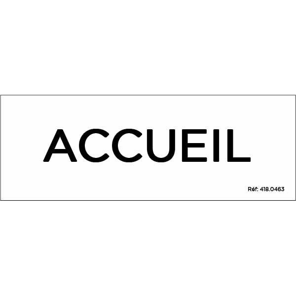 Plaque de porte ACCUEIL