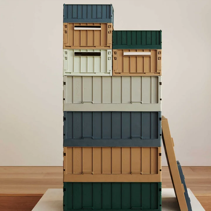 LIEWOOD - Weston Aufbewahrungsbox, 36 x 25 x 13,5 cm, light peppermint (2er-Set)