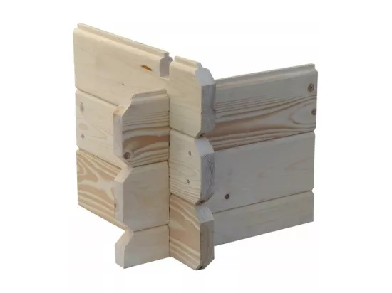 Abri de jardin en bois - 12m2 - 3x4m - Ep. 28mm - Couleur: naturel - DOM430 - ALTANKA