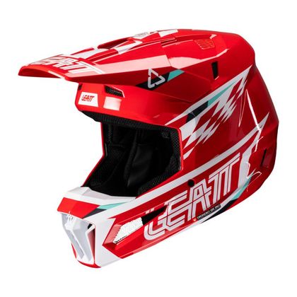 Casque cross Leatt 3.5 avec masque 3.5 2025 - Rouge