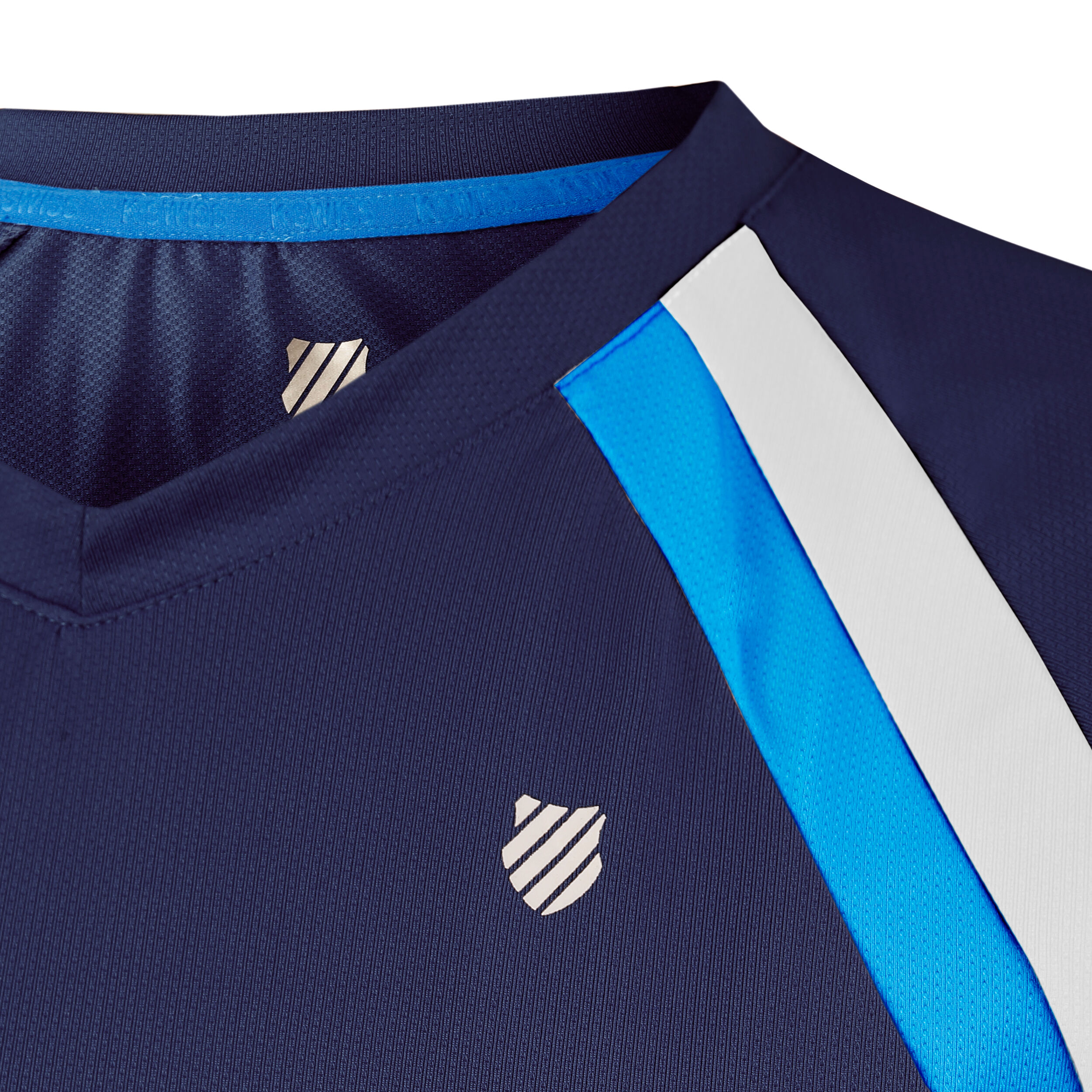 K-Swiss Core Team T-shirt Femmes - Bleu Foncé , Multicouleur