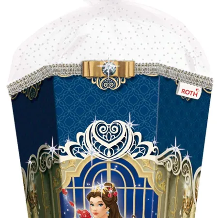 Roth Schultüte Rosenball Glitter Steine 85 cm eckig
