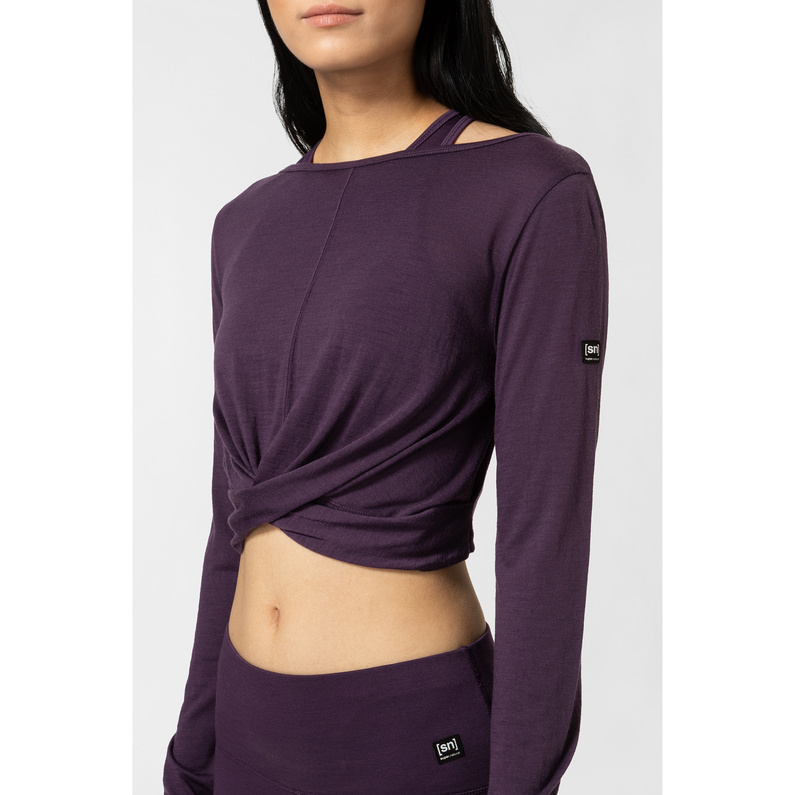 Super.Natural Damen Wrap Longsleeve