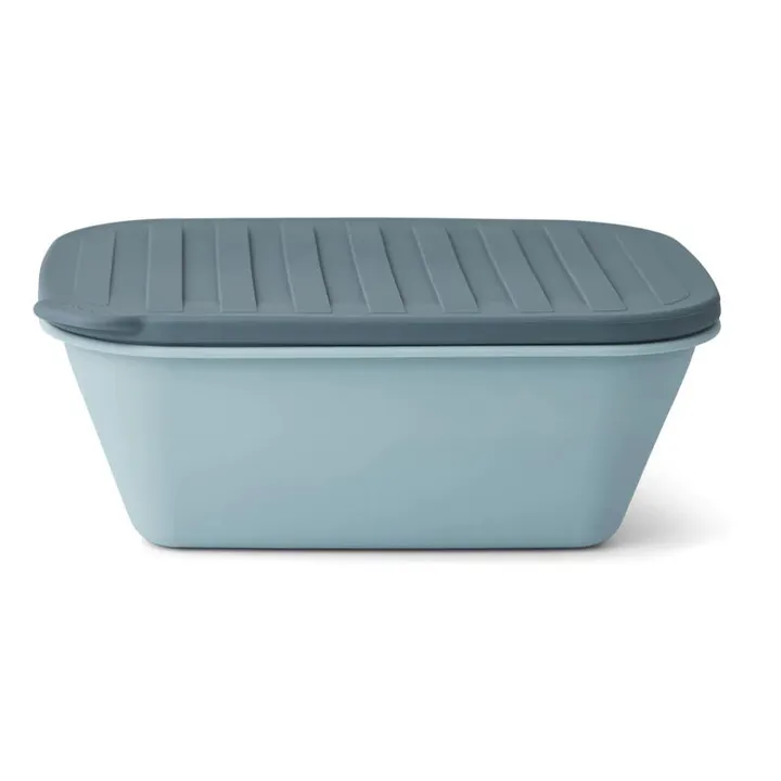 Liewood Lunch-box pliable Franklin en silicone | Bleu