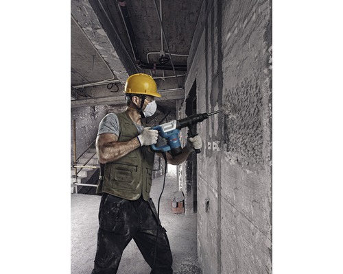 Bosch Professional GSH 5 SDS max boorhamer inclusief 1 x puntbeitel, extra handgreep en draagtas