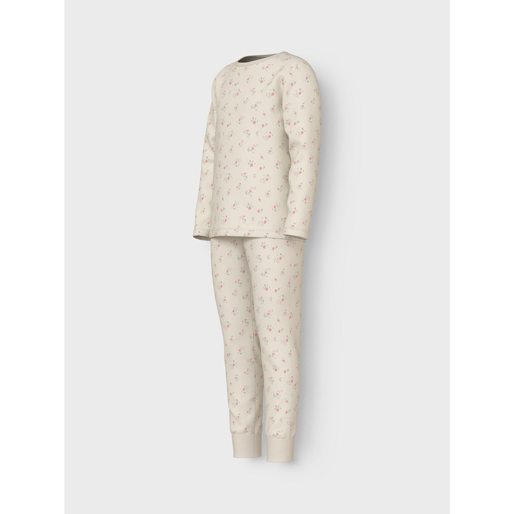 Køb Name It Turtledove Nkfnightset Flower Noos