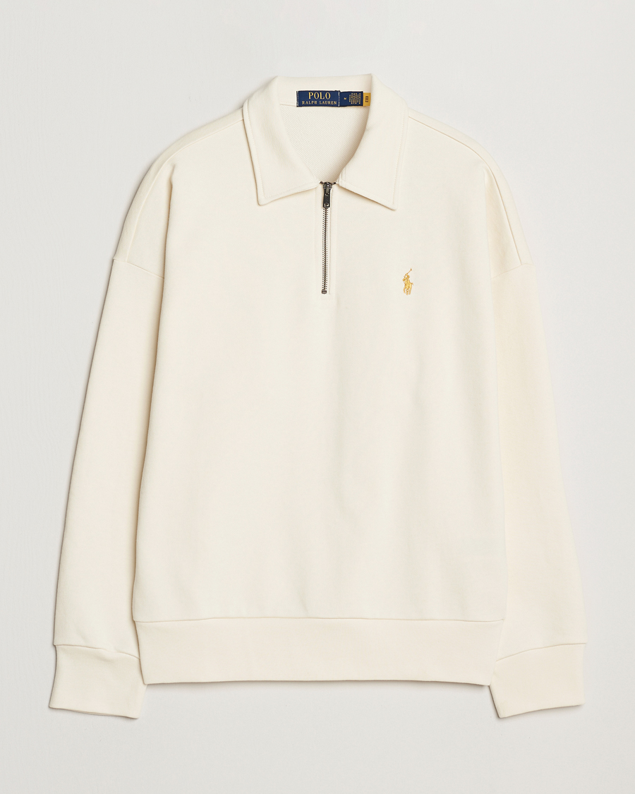 Polo Ralph Lauren Loopback Terry Half-Zip Clubhouse Cream