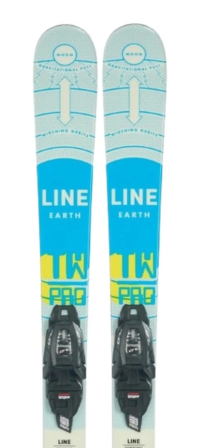 Line Wallisch Shorty Twintip Ski + FDT 4.5 Bindinger - Alpinski