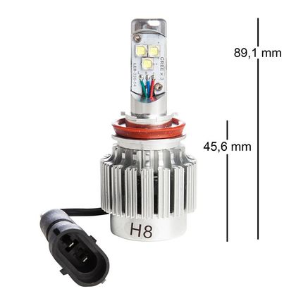 Ampoule Tecno globe LED VENTILE H8 Universel