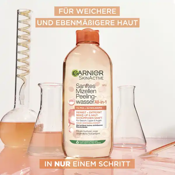 Mizellen Peelingwasser All-in-1 Reinigung & Sanftes Peeling