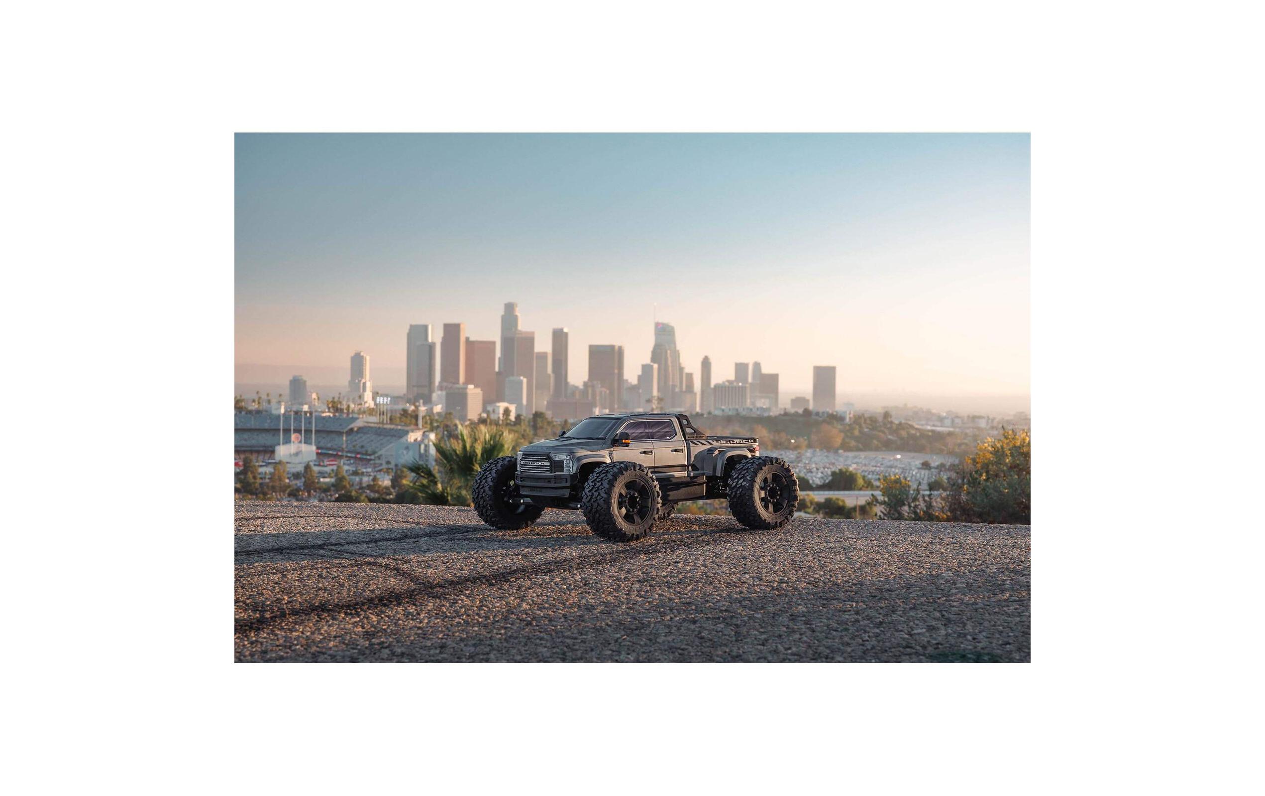 Monster Truck Big Rock 6S Grau, ARTR, 1:7<br>Crewcab Pick-Up Monstertruck mit brachialem 6S Brushless Antrieb
