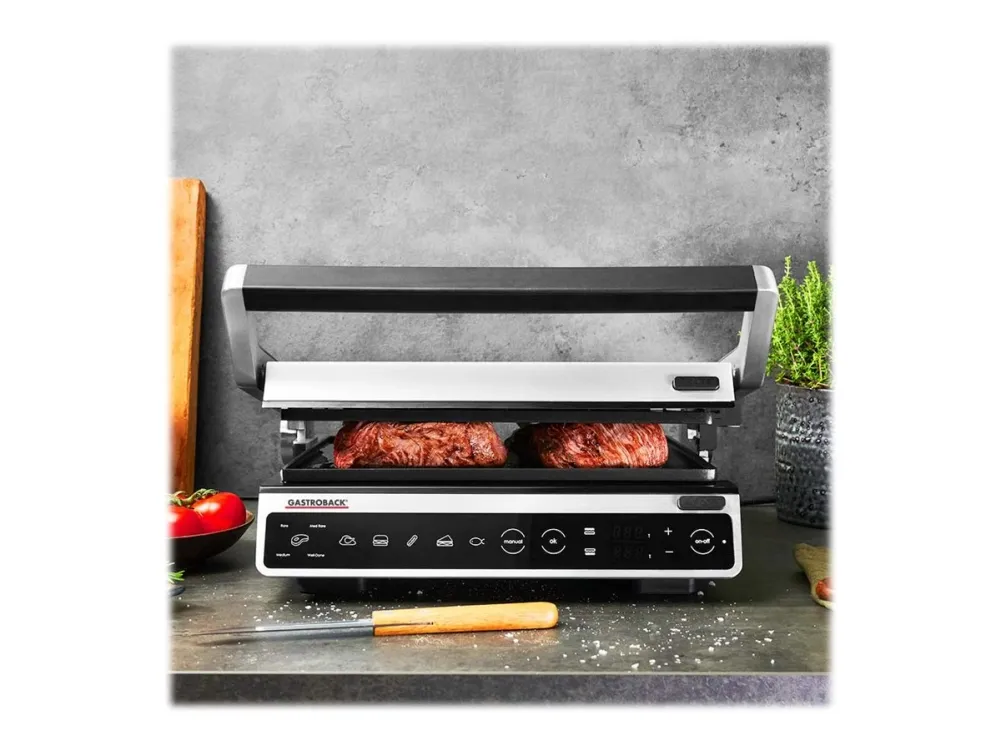 Gastroback 42562 Design Raclette Fondue Advanced Plus Edelstahl
