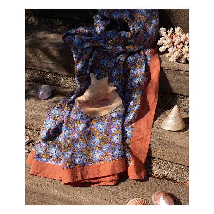 Doing Goods Plaid à fleurs Alyssa | Terracotta
