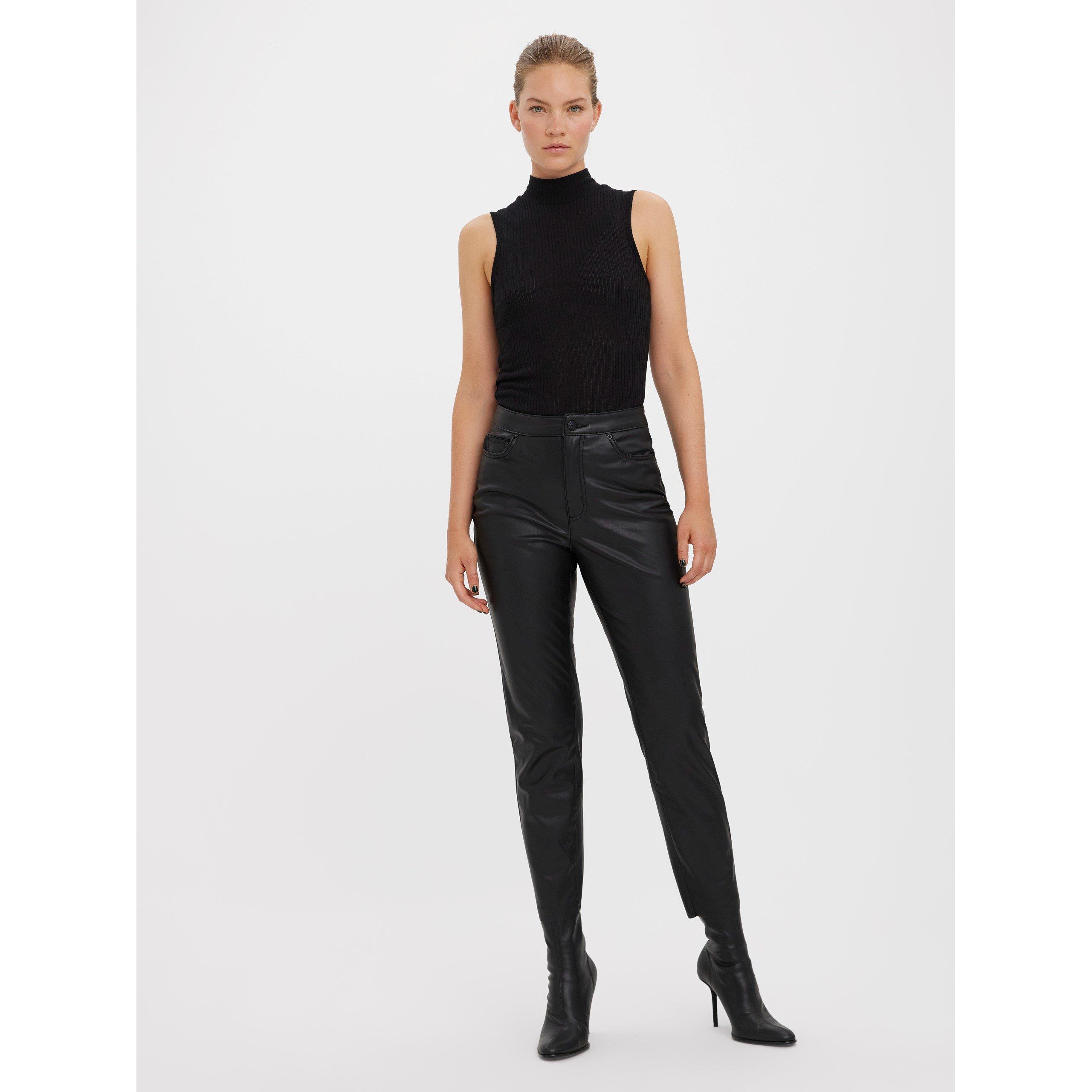 Vero Moda Leather Trousers