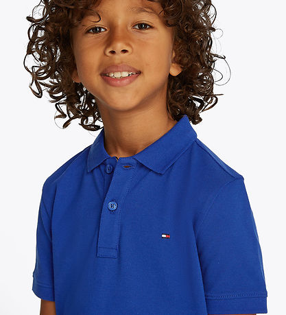 Tommy Hilfiger Polo - Flagge - Keil Blue