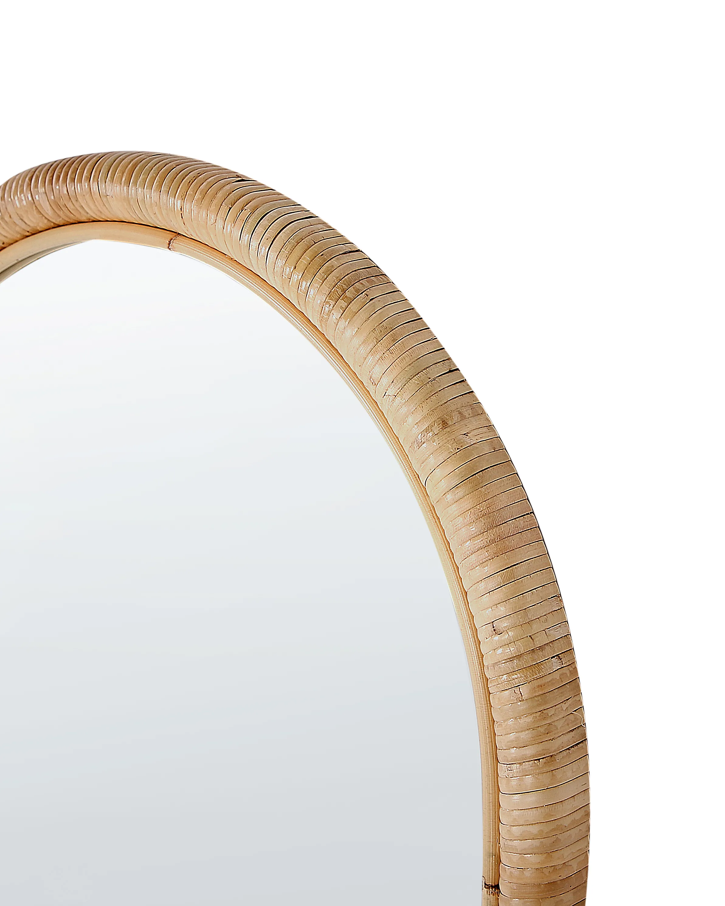 Staande spiegel MONTOT 150 cm Rotan Natuurlijk