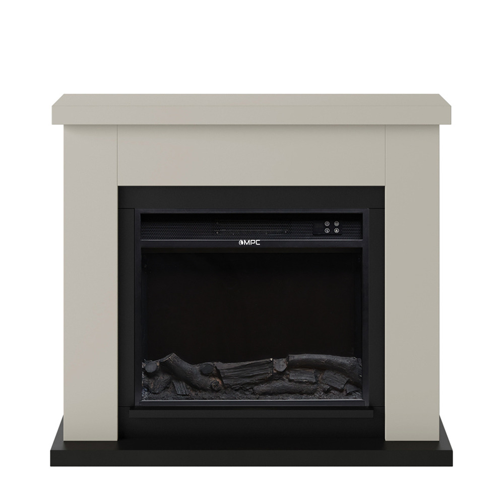 Cheminee murale 1500w caminetto fuego paolo beige