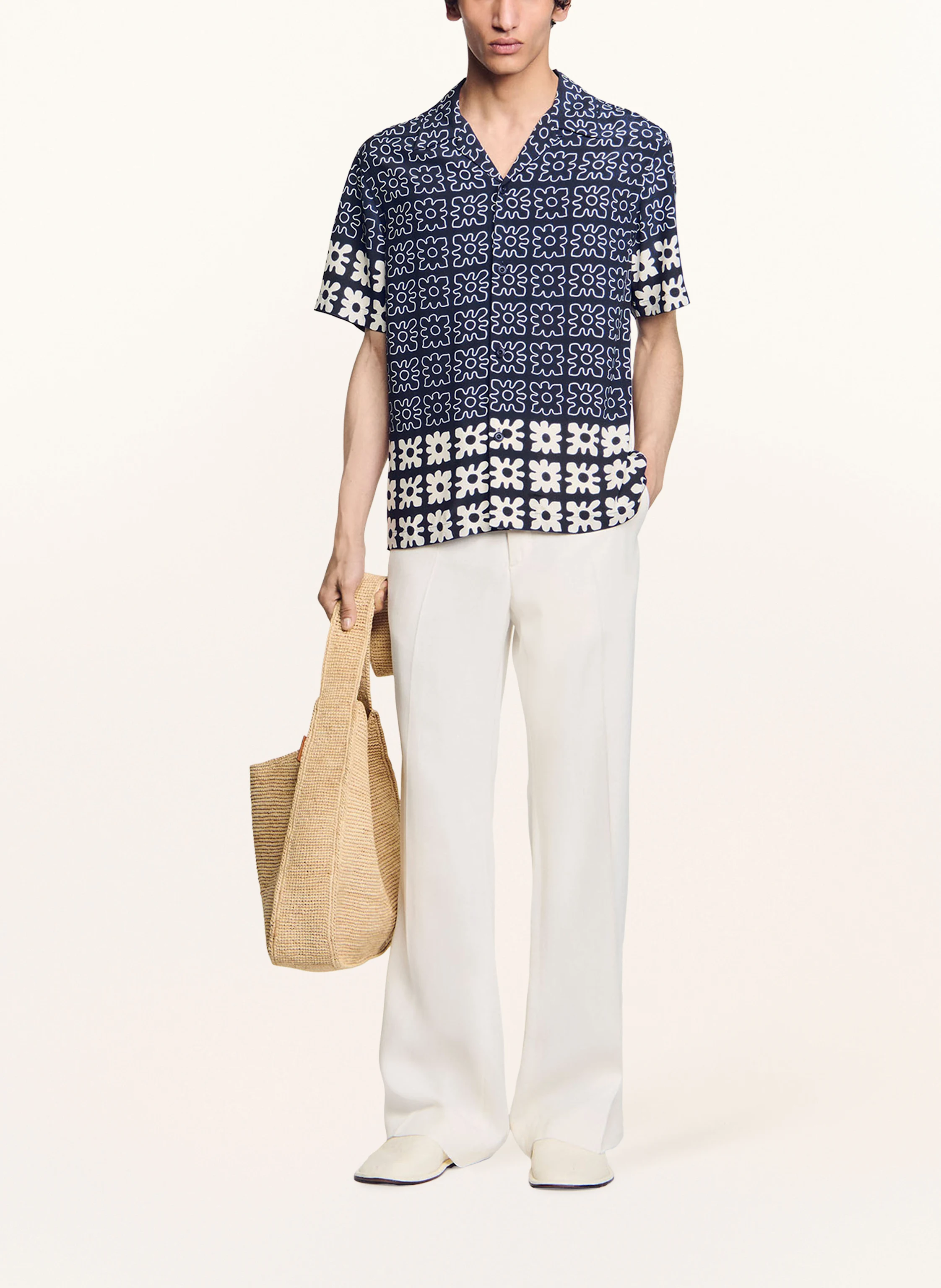 SANDRO Resorthemd Regular Fit