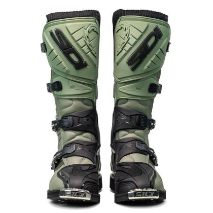 Bottes cross Sidi AGUEDA 2025 - Vert / Noir