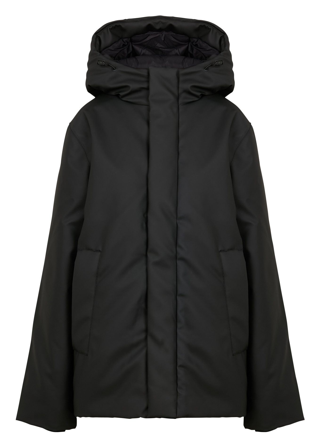 ASKIM - Parka courte à capuche | Noir