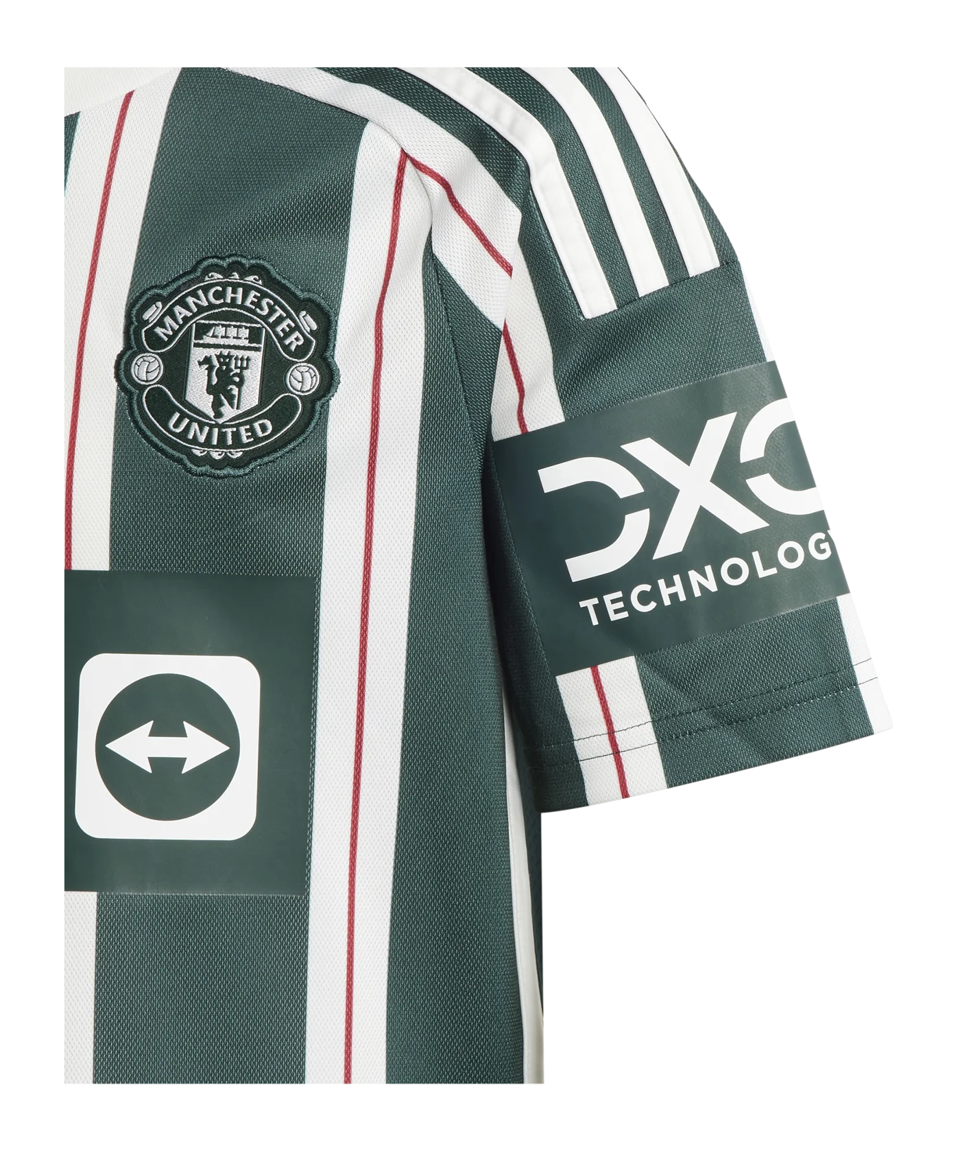 adidas Manchester United Trikot Away 2023/2024 Kids Grün