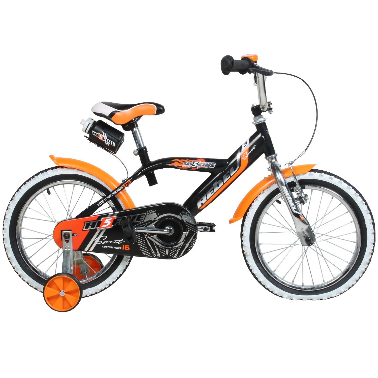 ZÜNDAPP Kinderfahrrad Hi5REBEL - orange - schwarz - 16