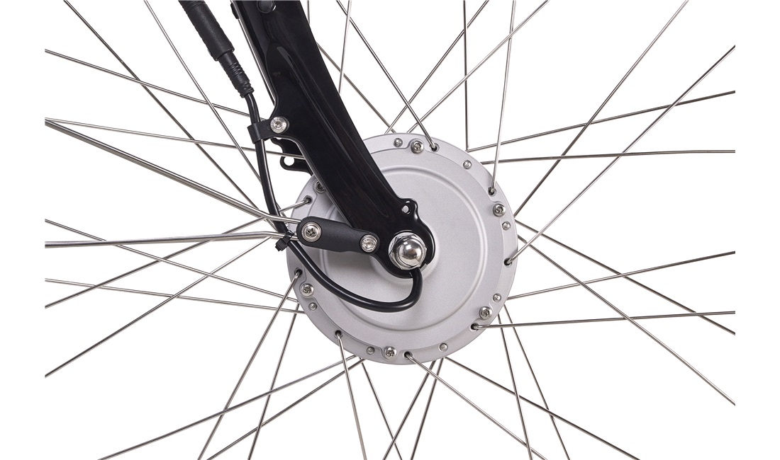 El-cykel City herre 36V-10,4Ah 3-gear sort