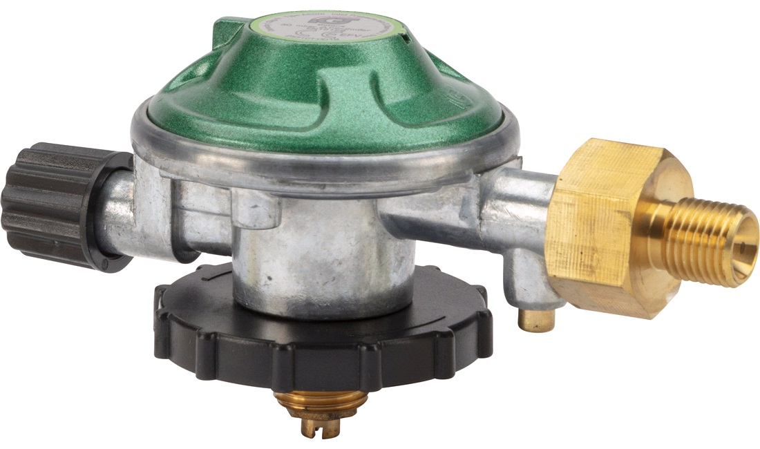 Gasregulator m/hjul. CGI/M16. gevindudg.