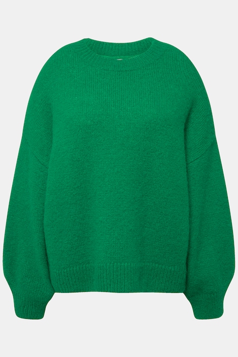 Pullover, oversized, Rundhals, Langarm