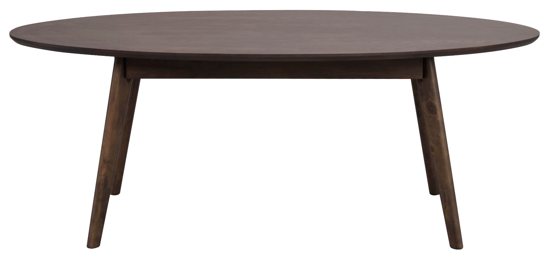 Rowico Yumi Ovale Salontafel - L130 X B65 X H48 Cm - Donkerbruin