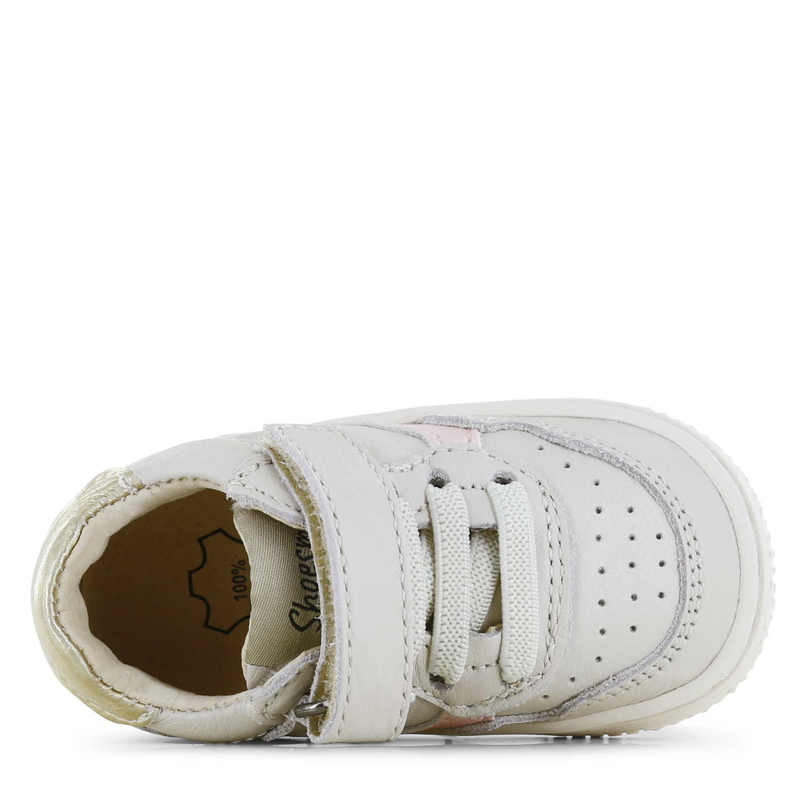 Shoesme glänzend beige Sneaker