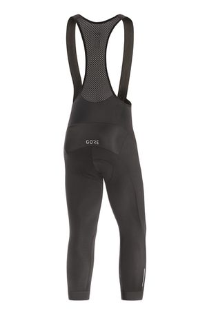C3 Herren-34-Trägerhose mit Pad  black  S