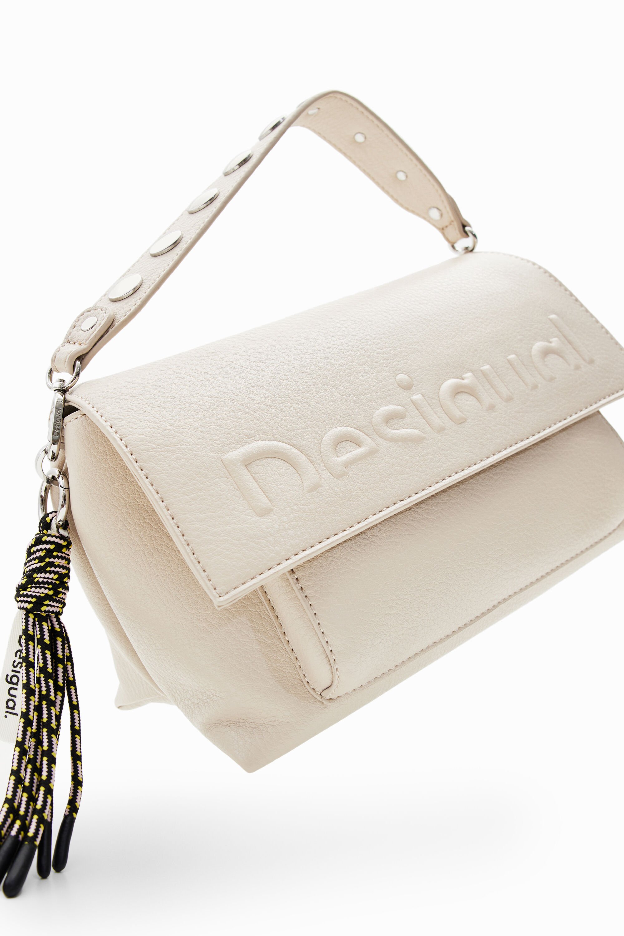 Sac à bandoulière moyen demi-logo