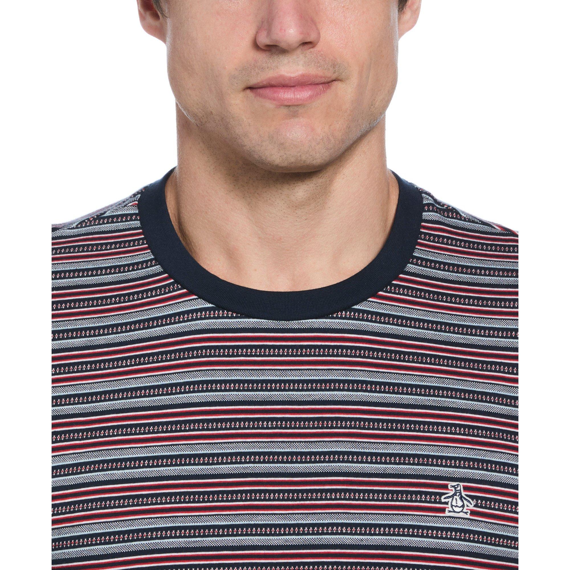 Original Penguin OP Striped T-Shirt Mens