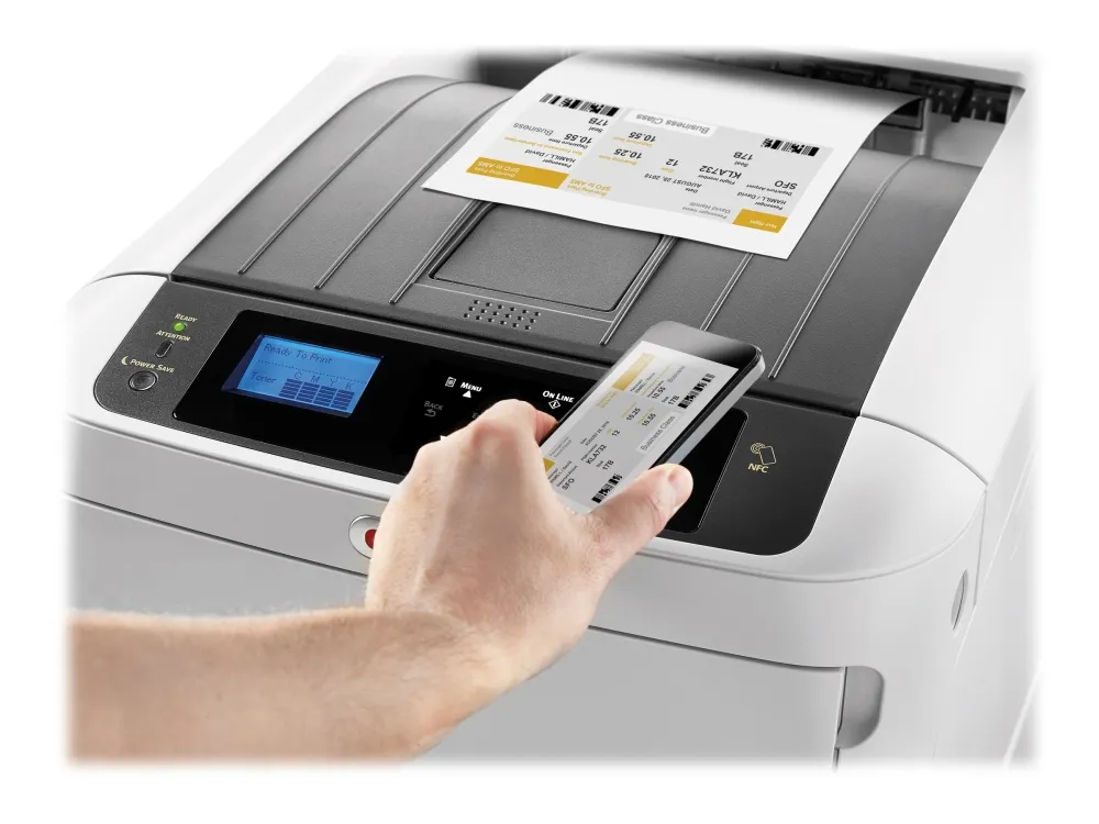 OKI C824dn - Printer - farve - Duplex - LED - A3 - 1200 x 600 dpi - op til 26 spm (mono) / op til 26 spm (farve) - kapacitet: 400 ark - USB 2.0, Gigabit LAN, USB 2.0 vært