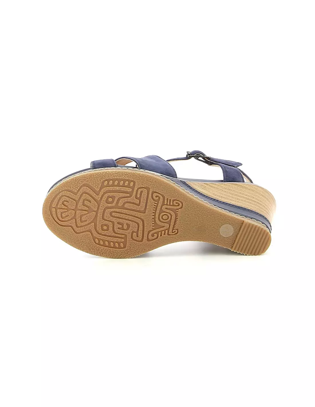 FUGITIVE IZIA - Sandales & nu-pieds Veloursmarinenavy