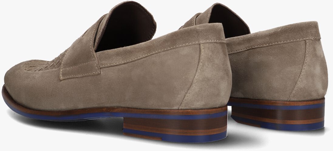 FLORIS VAN BOMMEL taupe floris van bommel loafers sfm-40032