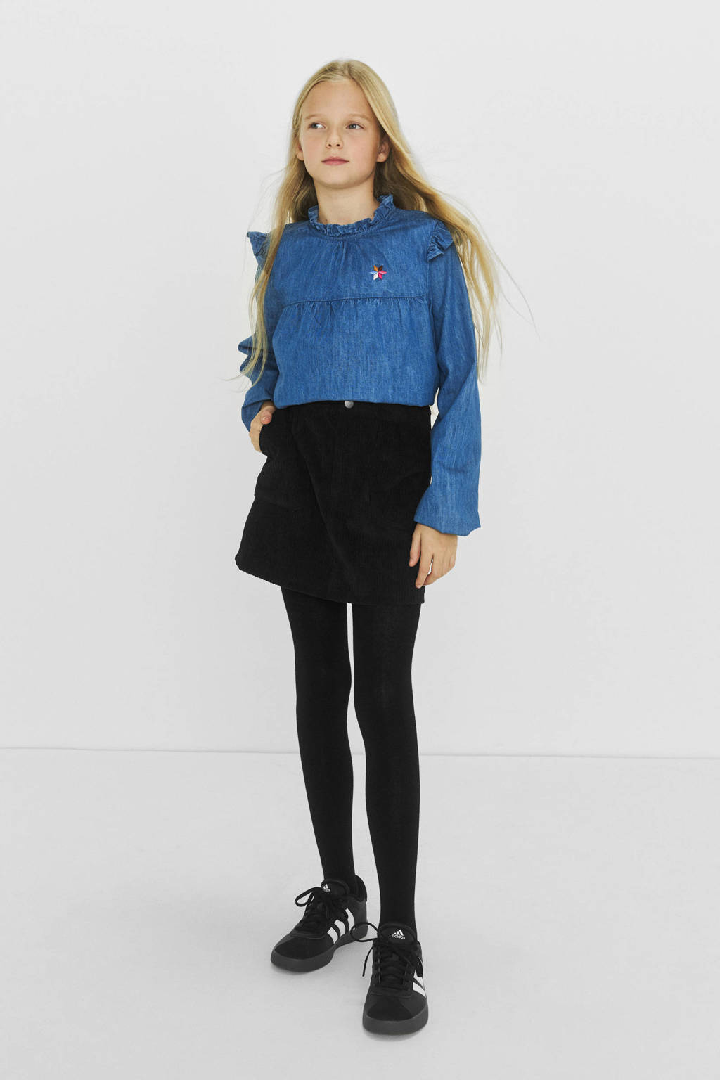 Me & My Monkey corduroy rok Rogan zwart
