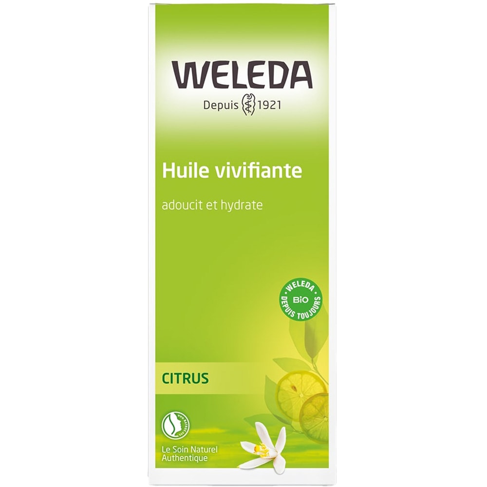 Huile vivifiante - Citrus - Peaux sèches - 100 ml