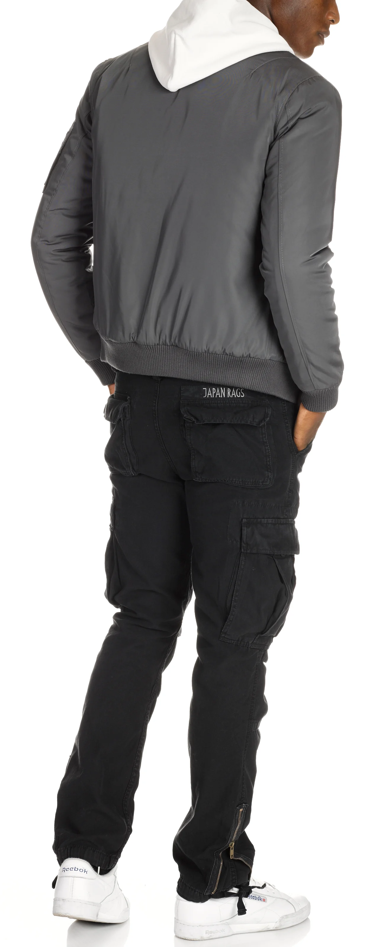 ORIGINAL - Bomber matelassé zippé | Gris