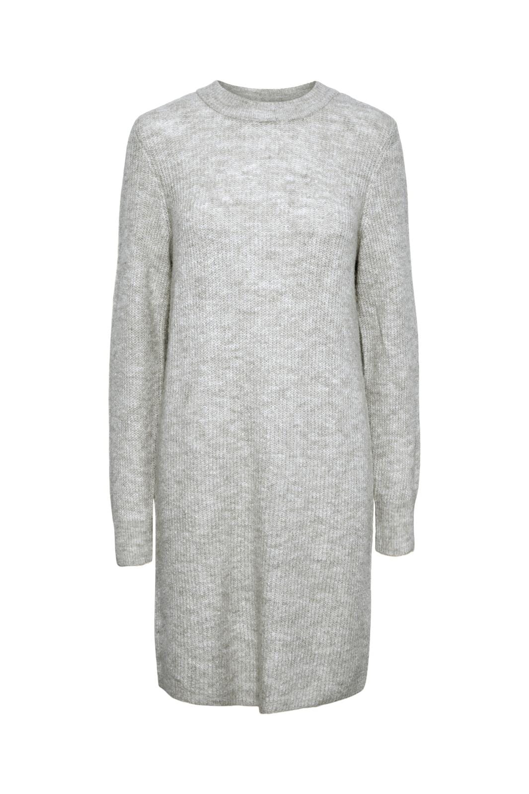 Pieces Pcellen Ls O-Neck Knit Dress 3925829 light grey melange
