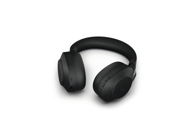 Jabra Headset »Evolve2 85 DUO MS Schwarz, USB-C, Ladestation«