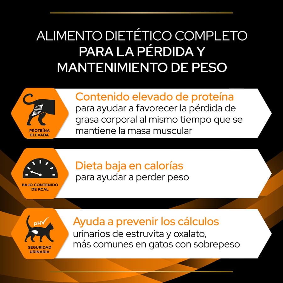 Pro Plan Veterinary Diets - Ração para Controle da Obesidade em Gatos