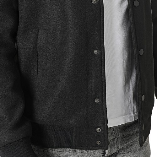 Veste Teddy Noir
