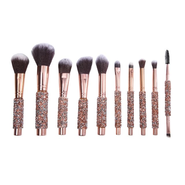 10 stk Concealer Blending Blusher Brush makeup Øjenskygge makeup