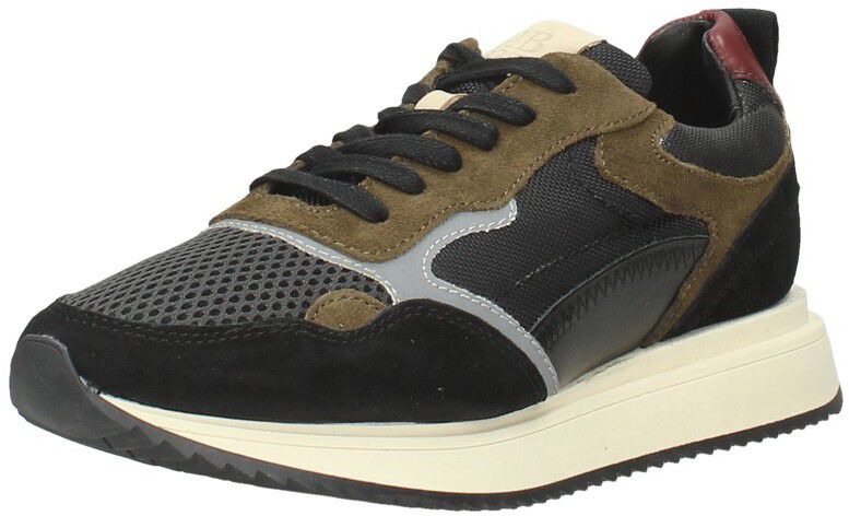 Sub55 Veterschoenen Laag zwart
