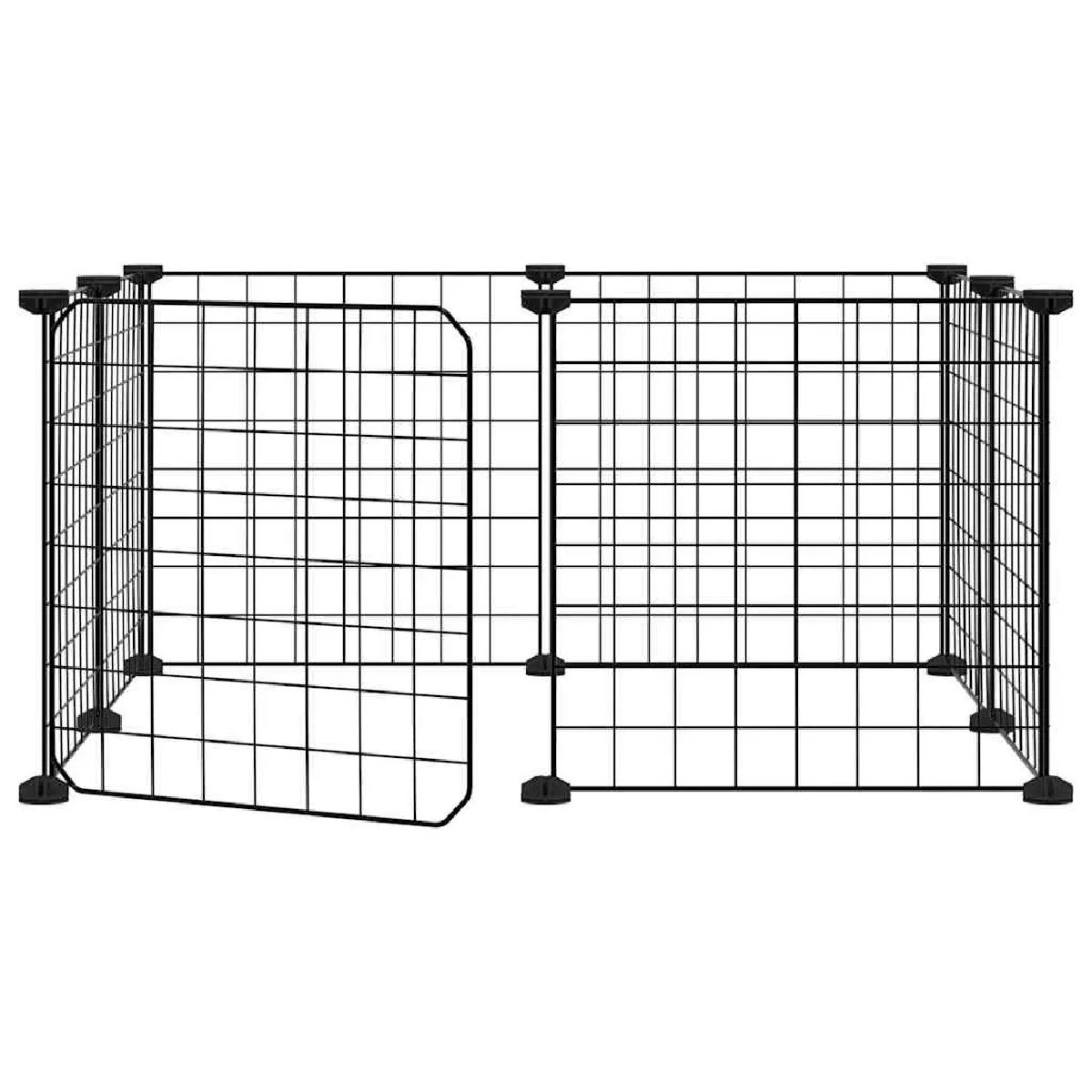 vidaXL Cage animaux de compagnie - Noir